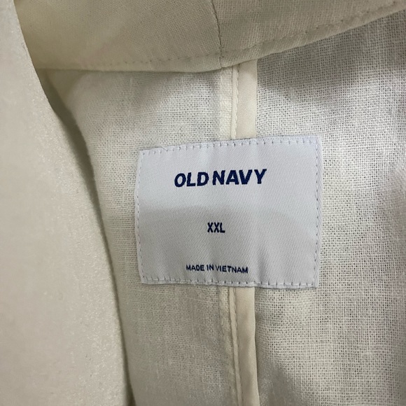 Off White Linen Blazer - Picture 4 of 7